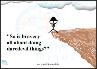 What does being brave mean