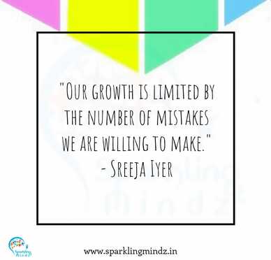 Growth through mistakes